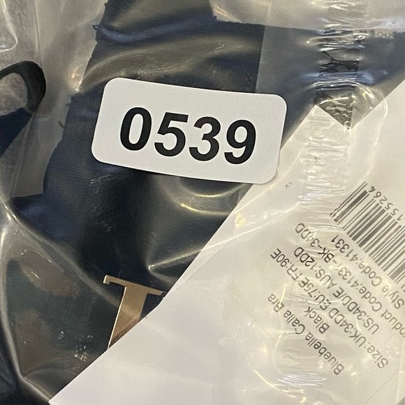 New! Bluebella Calla Black Embroidered Sheer Cutout Lingerie Bra 10539 - Picture 8 of 9